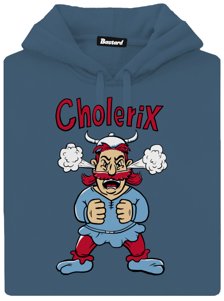 Cholerix dámská mikina klokanka Denim