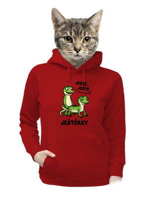 Ještě, ještě dámská mikina klokanka Red Mal