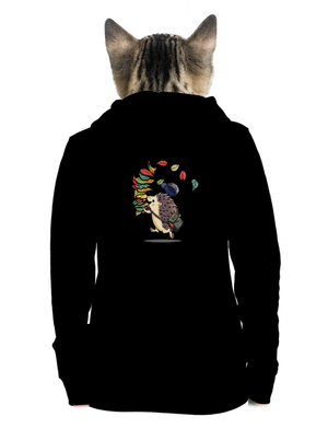 Listonoš dámská mikina na zip Black