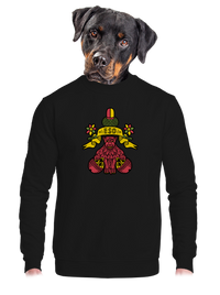 unisex mikina bez kapuce