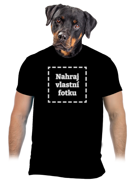 Vlastní potisk pánské tričko Black
