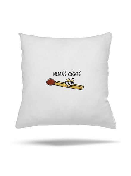 Cígo a oheň polštář White