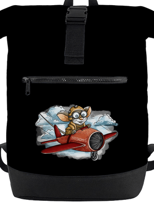 Tryskomyš batoh Black