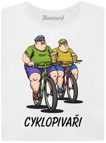 Cyklopivaři dámské tričko s lemem White