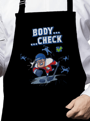 Body check zástěra Black