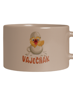 Vaječňák hrnek makronka Brown Macaron