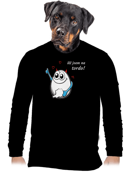 Vejce pánské dlouhý rukáv Black