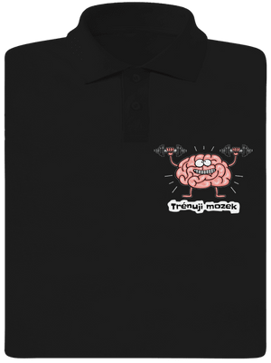 Trénuji mozek pánská polokošile Black