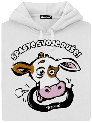 Spaste svoje duše dámská mikina klokanka White