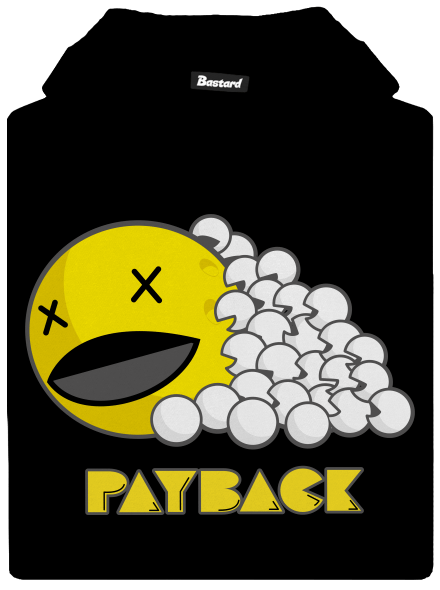 Payback dětská mikina klokanka Black