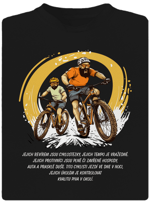 Cyklo 11 pánské sportovní tričko Black