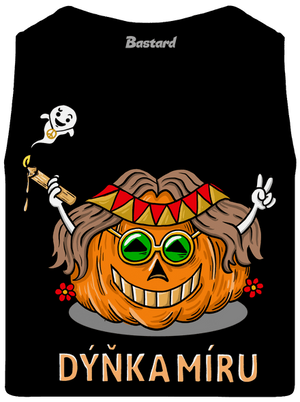 Dýňka míru pánské tílko Black