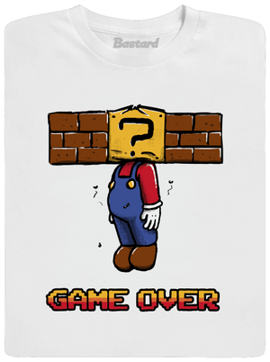 Game over pánské dlouhý rukáv White