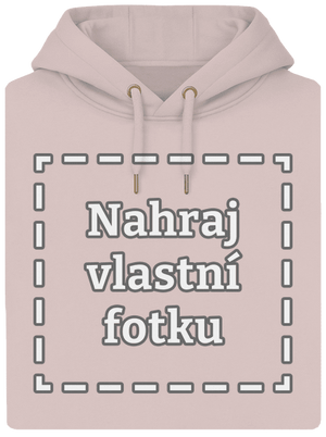 Vlastní potisk unisex mikina premium Rose Chalk