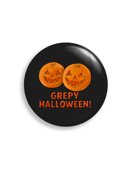 Grepy Halloween placka uni