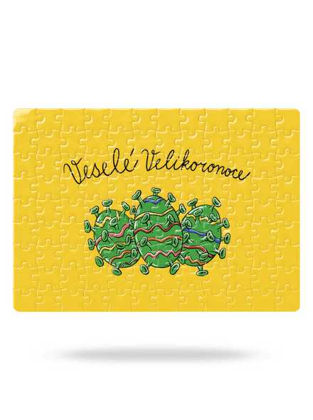 Veselé Velikoronoce puzzle White