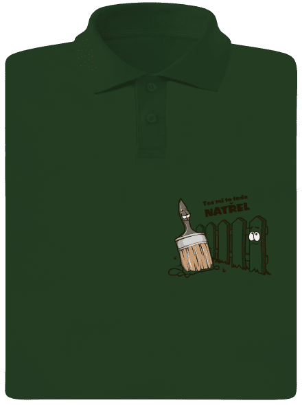 Tos mi to natřel pánská polokošile Bottle Green Mal