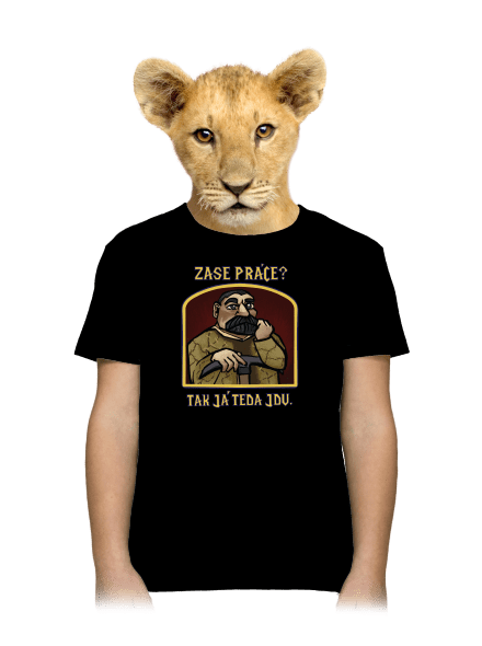 Zase práce? dětské tričko Black