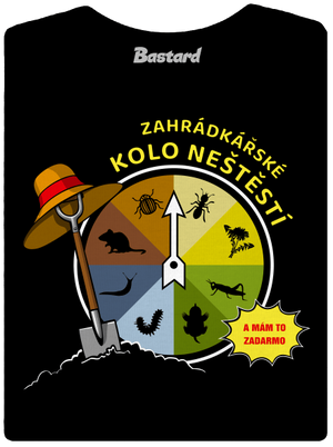 Kolo neštěstí dámské tričko Black