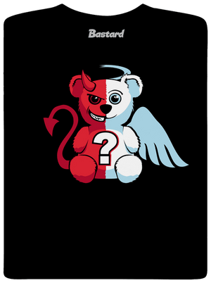 Anděl vs. ďábel pánské dlouhý rukáv Black