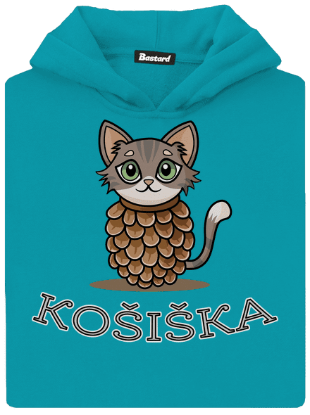 Košiška dětská mikina klokanka Hawaiian Blue