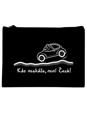 Kdo neskáče taštička Black