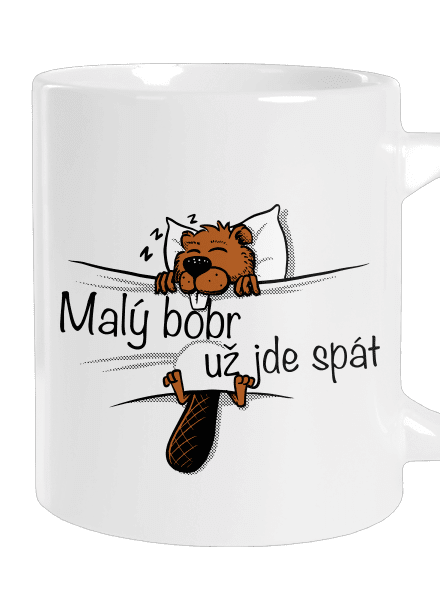 Malý bobr velký hrnek White