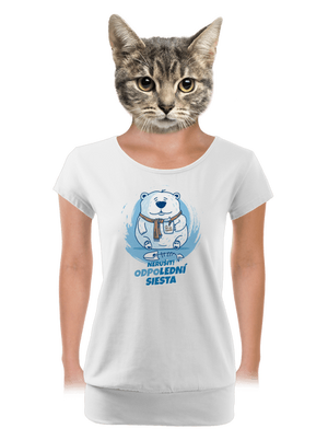 dámské tričko s lemem