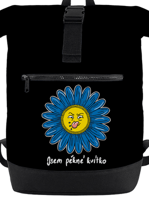 Kvítko batoh Black