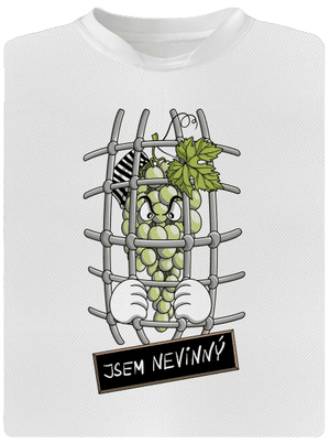 Nevinný Hrozen dětské sportovní tričko White