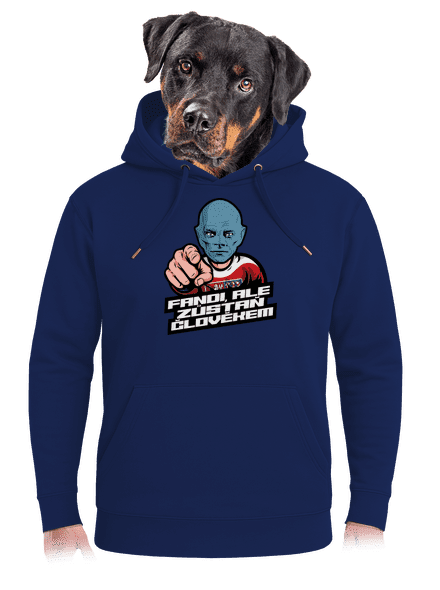 Fandi, ale zůstaň Fantomasem unisex mikina premium Navy