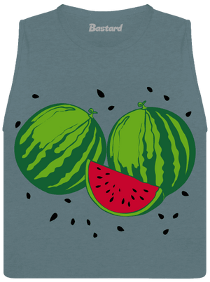 Melouny dámské tílko volné Heather Deep Teal