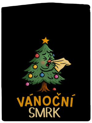 Vánoční smrk dámská mikina na zip Black