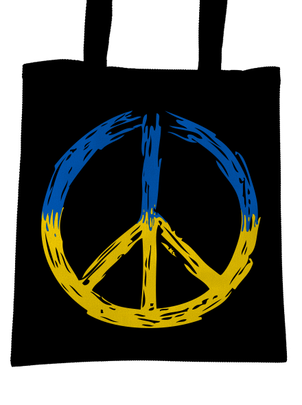 Ukrajina - Peace taška Black