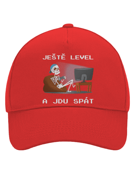 Ještě level kšiltovka baseballka Classic Red