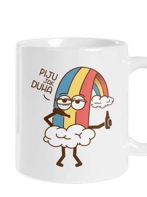 Piju jak duha klasický hrnek White