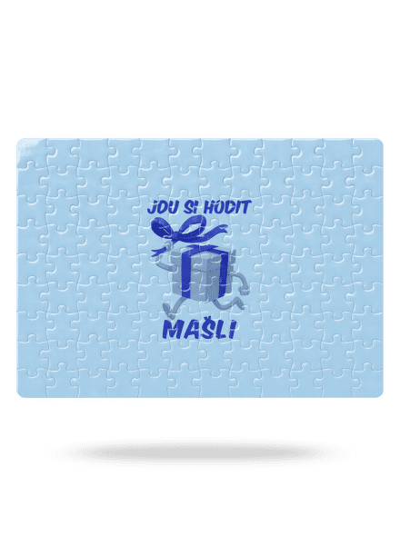 Jdu si hodit mašli puzzle White