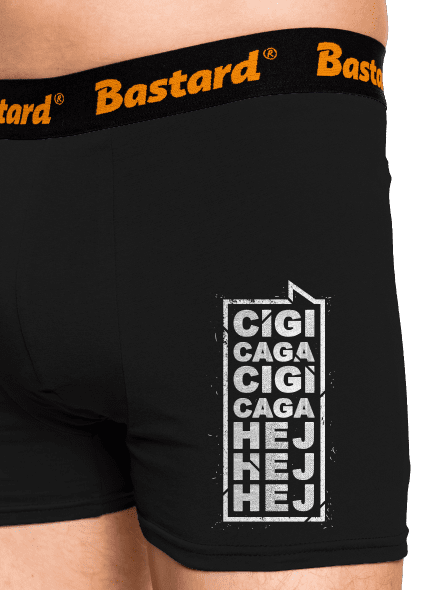 Cigi caga boxerky Black