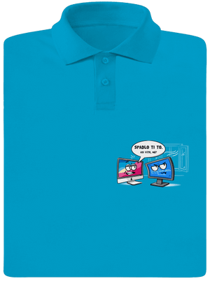 Mac vs. Windows pánská polokošile Blue Atol