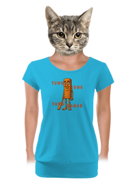 dámské tričko s lemem