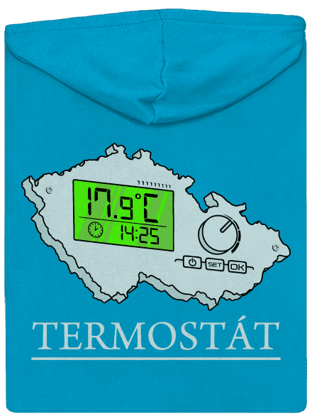 Termostát dámská mikina na zip Blue Atol