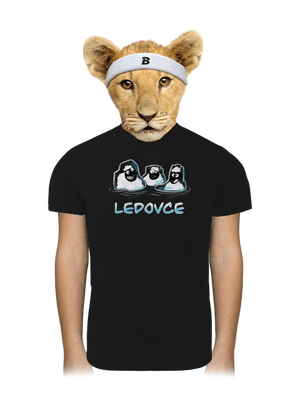 Ledovce dětské sportovní tričko Black