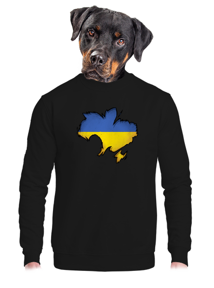 Ukrajina - Inside unisex mikina bez kapuce Black