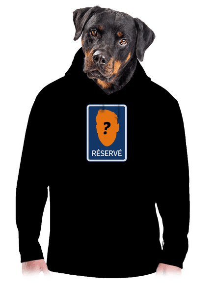 Značka réservé pánská mikina klokanka Black