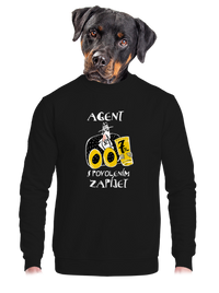 unisex mikina bez kapuce