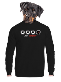 unisex mikina bez kapuce