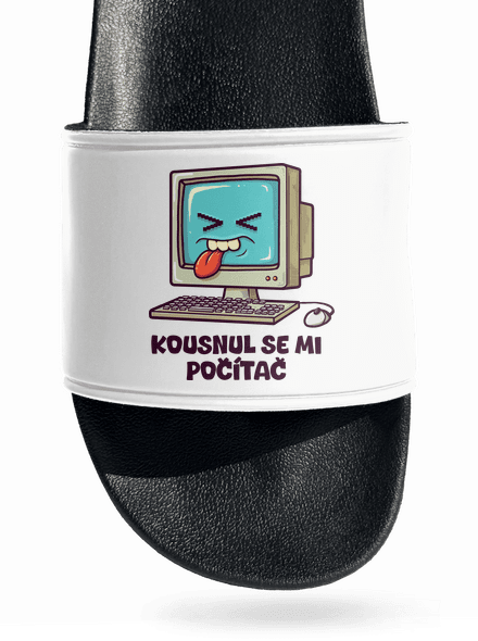 Kousnul se mi počítač pantofle White