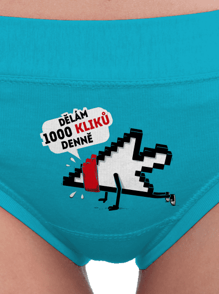 Klikař dámské kalhotky Turquoise