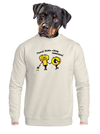 unisex mikina bez kapuce