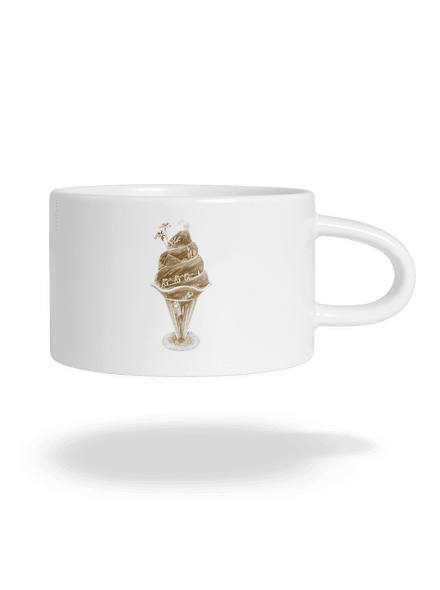 De(s)ert hrnek makronka White